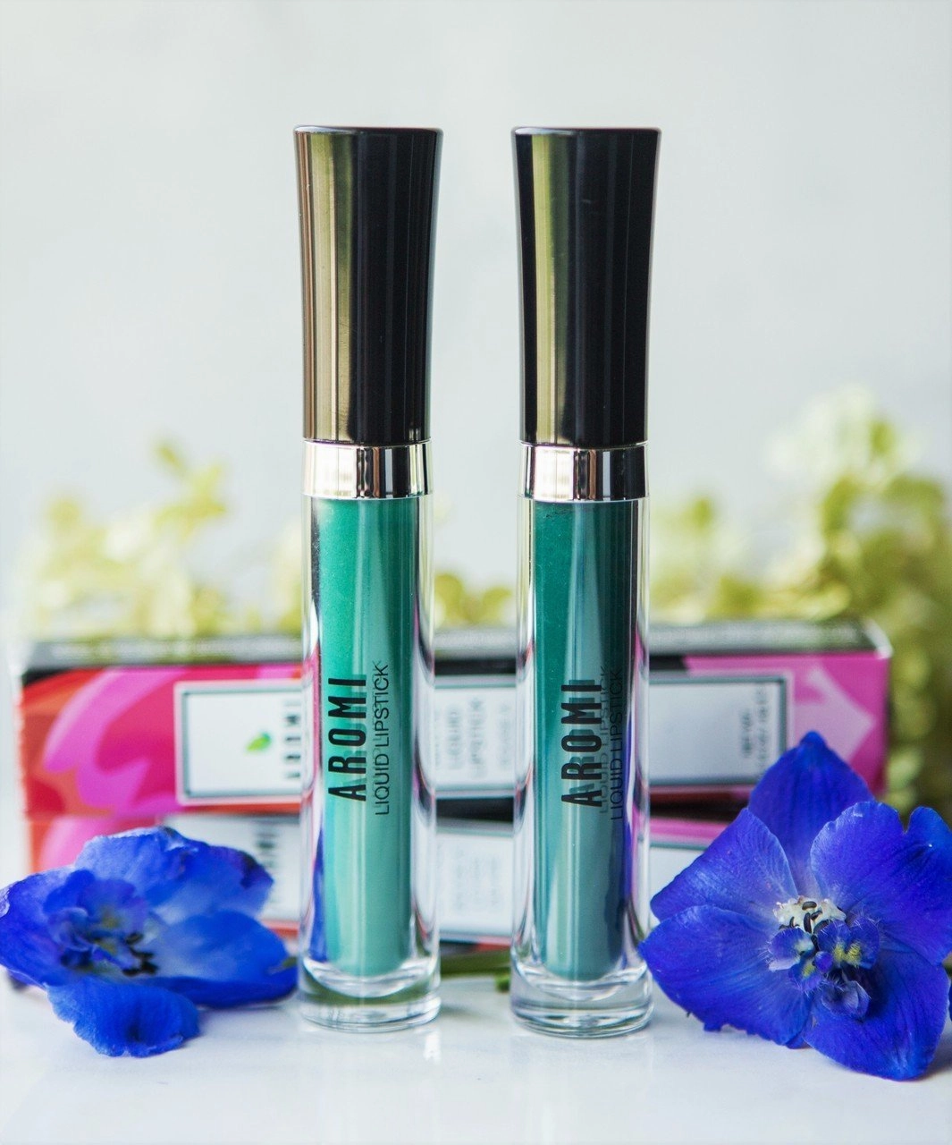 Aromi Matte Liquid Lipstick | Long Wear, Bright Green Lip Color, Vegan   Cruelty-free, Unique Shade for Women, Waterproof (Jade Green)