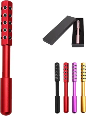 Arrily Face Roller, Arrily Face Wand, Elarique Glow Sculpt Beauty Roller, 30 Germanium Stone Uplifting Faces Beauty Massage Tool for Faces, for Face, Eye, Chin, Neck Skin