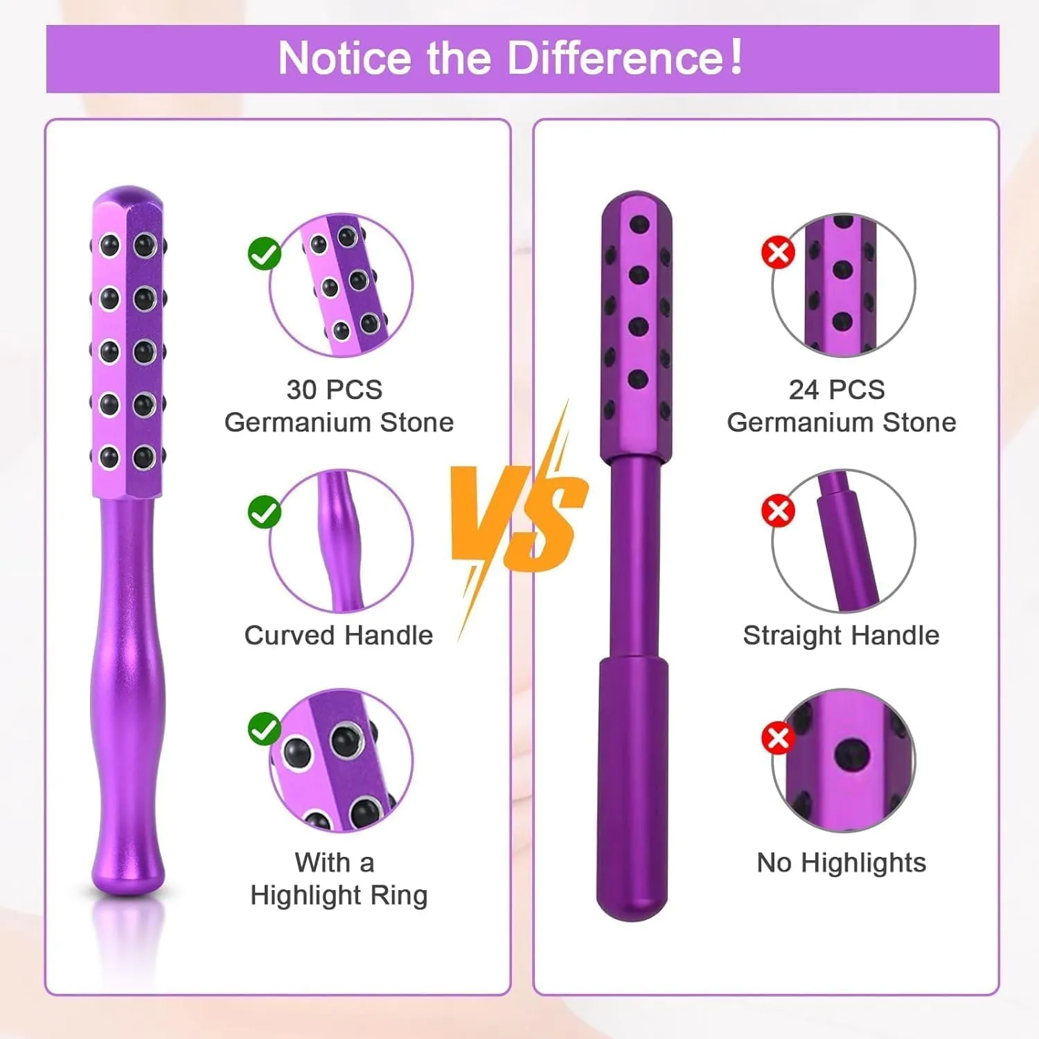 Arrily Face Roller, Elarique Face Roller, Beauty Sculptor Roller, Elarique Glow Sculpt - Beauty Roller, Uplift Facial Beauty Tool, Portable with Ergonomic Handle for Skincare (Gold)