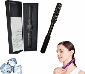 Arrily Face Roller, Facelift Pro Face Rollers, Elarique Glow Sculpting - Beauty Roller, Uplift Facial Massaging Beauty Tool, with Cooling & Sculpting, for Skincare (Black)