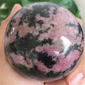 AtkitS Rose Quartz Crystal Natural Beauty, Petrification Balls (Size : 60-65 mm)