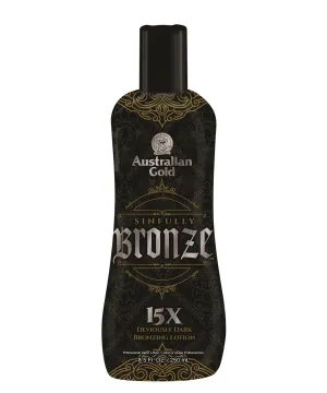 Australian Gold Sinfully Bronze 15x Dark Bronzer with Tyrosine 8.5oz