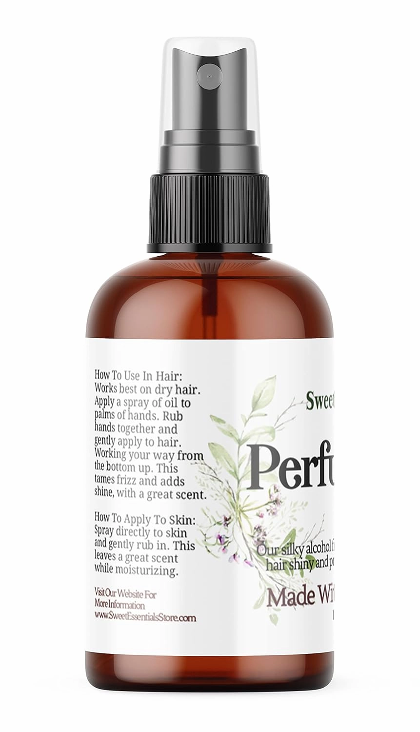 AVENTUS FOR WOMEN CREED-TYPE, Fragrance/Perfume Oil, Made with Organic Oils, Spray on Perfume Hair & Body Oil - Alcohol, Silicone & Preservative Free (4 fl oz (Spray))