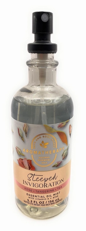 Bath & Body Works Aromatherapy Rose Tangerine Tea Pillow & Body Mist with Natural Essential Oils 5.3 Ounce