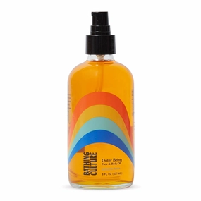 Bathing Culture - Organic Outer Being Face   Body Oil | Natural, Biodegradable, Sustainable, Vegan Personal Care (8 fl oz | 236 ml)