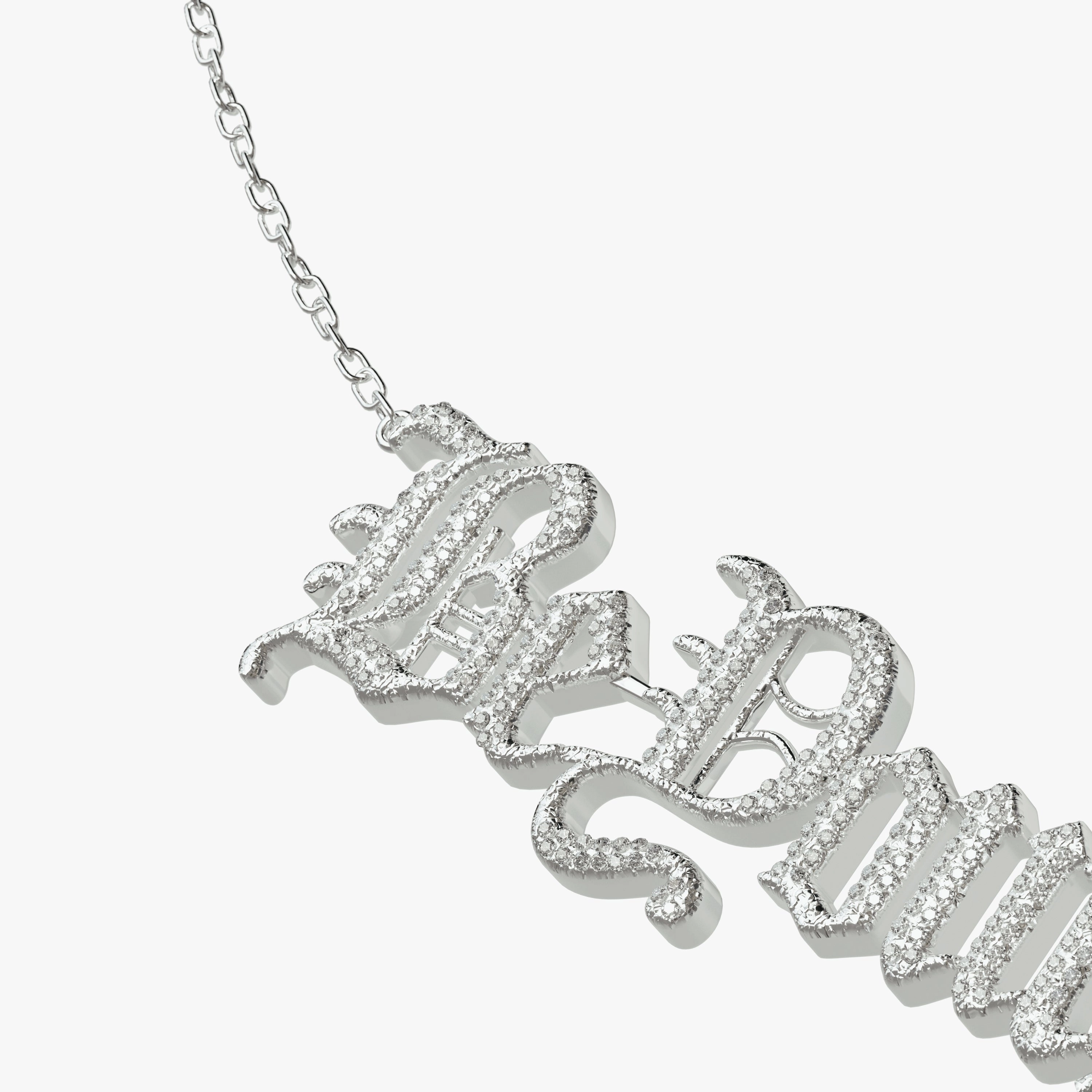 Be Yourself Necklace - Diamond Encrusted