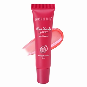 Beauty Kiss Kandy Lip Balm with Olive Oil and Vitamin E, 10ml, 6 Shades, Non-Sticky Moisturizing Formula