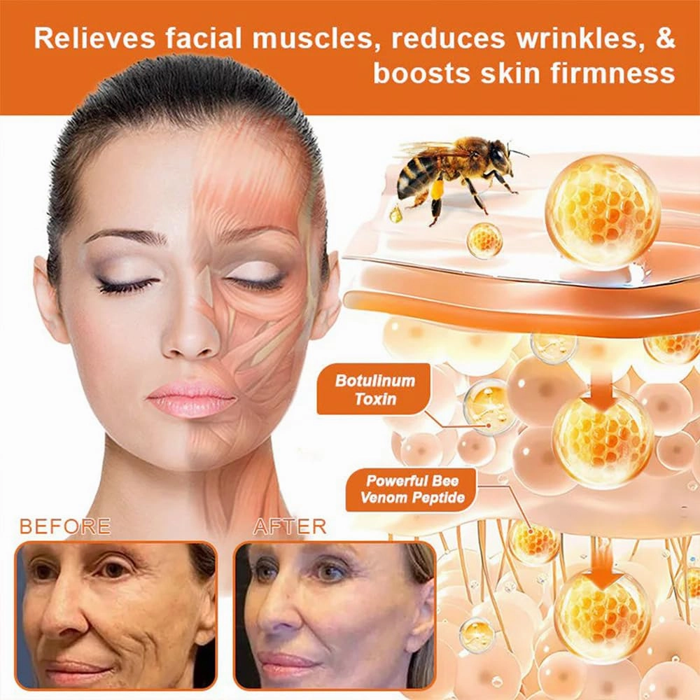 Bee Venom Skin Restoration Cream, Bee Venom Skin Treatment Cream, Botox Bee Venom Wrinkle Removal cream for All skin Types (4)