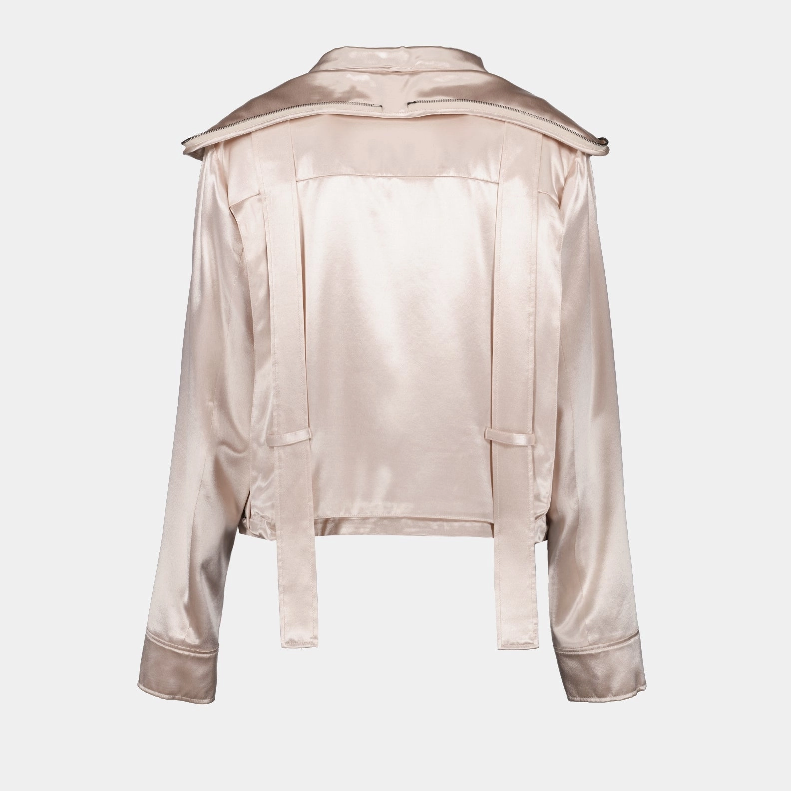 Beige Satin Jacket