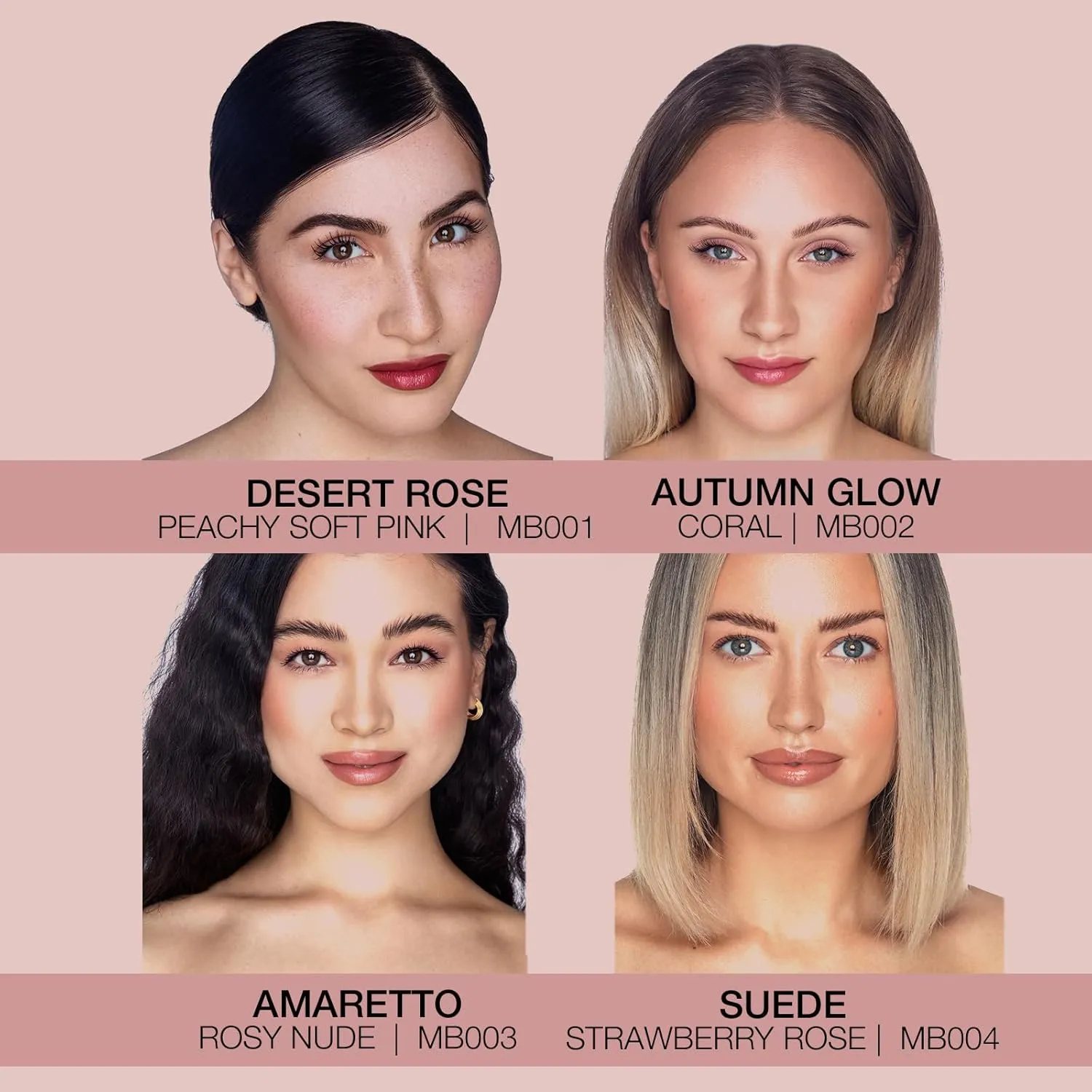 bellapierre Mineral Blush | Warm Dewy Complexion | Non-Toxic & Paraben Free | Hypoallergenic | Loose Powder - 0.3-Ounce – Amaretto