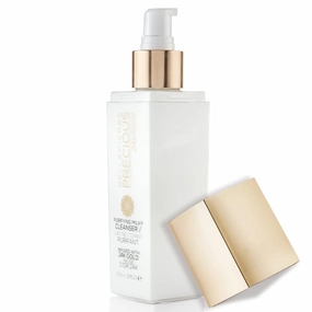 bellapierre Precious Purifying Milky Cleanser | All Natural Formula with 24k Gold Powder, Nourishing Vitamins, Oils and Botanical Extracts - 150ml