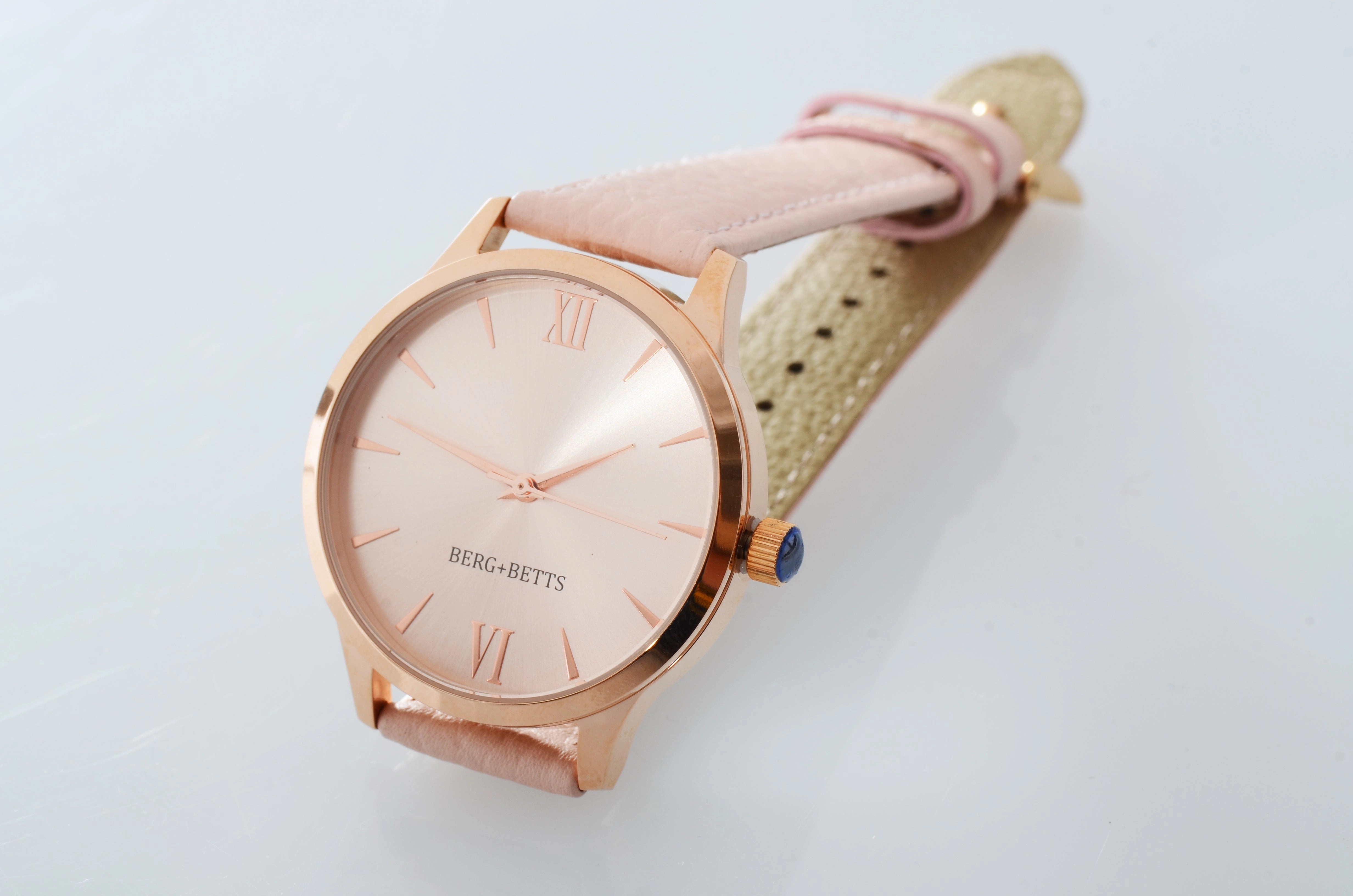 BERG BETTS Watch Mindful Rose Gold and Blush