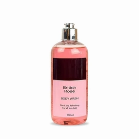 BK British Rose Body Wash - Deep Cleansing | Exfoliating | Nourishing Liquid Soap | Men and Women - 200ml