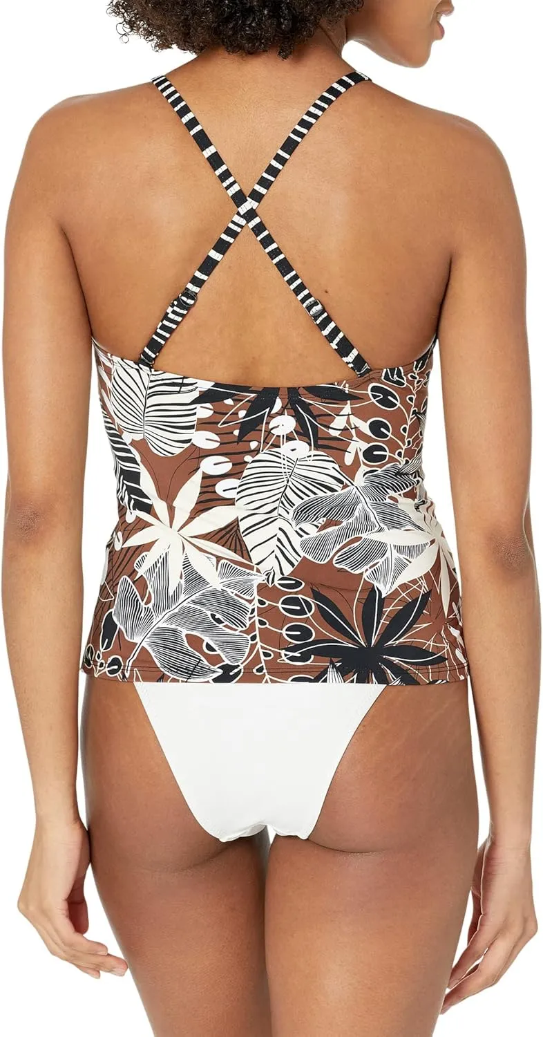 Bleu Rod Beattie Bold Moves High Neck Tankini Top
