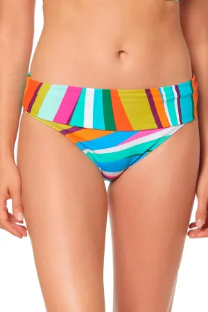 Bleu Rod Beattie Bold Strokes Banded Hipster Bikini Bottom, Bold Strokes, 4