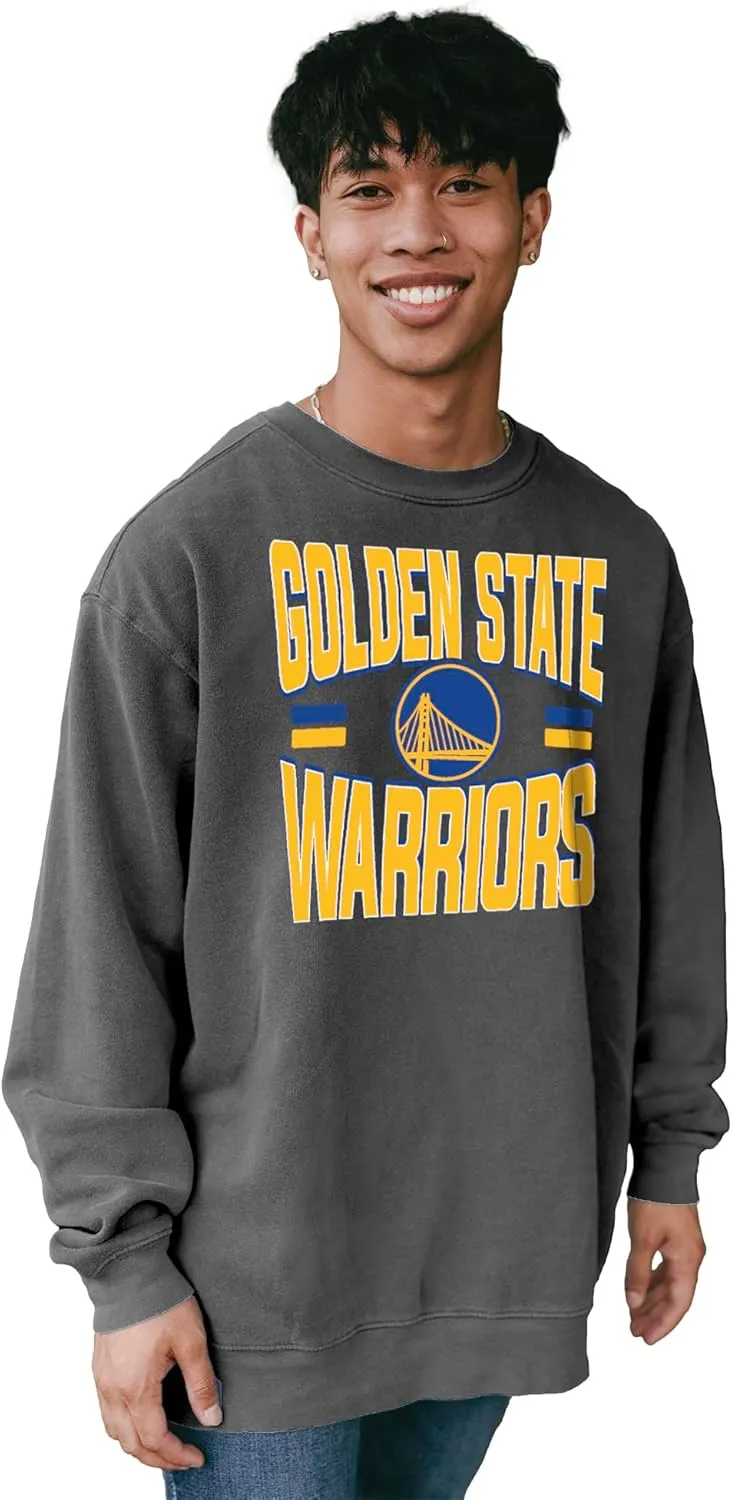 Blue 84 NBA Officially Licensed Crewneck Sweatshirt Ringspun Bold Black