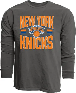 Blue 84 NBA Officially Licensed Long Sleeve T-Shirt Ringspun Bold Black
