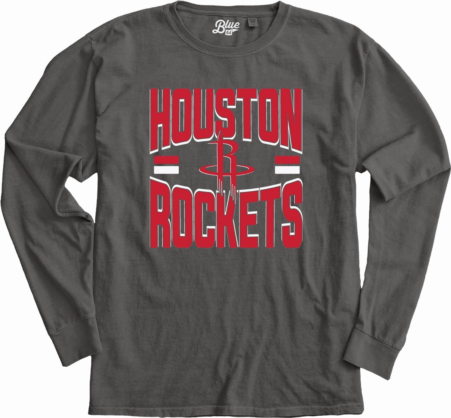 Blue 84 NBA Officially Licensed Long Sleeve T-Shirt Ringspun Bold Black
