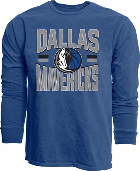 Blue 84 NBA Officially Licensed Long Sleeve T-Shirt Ringspun Bold Team Color