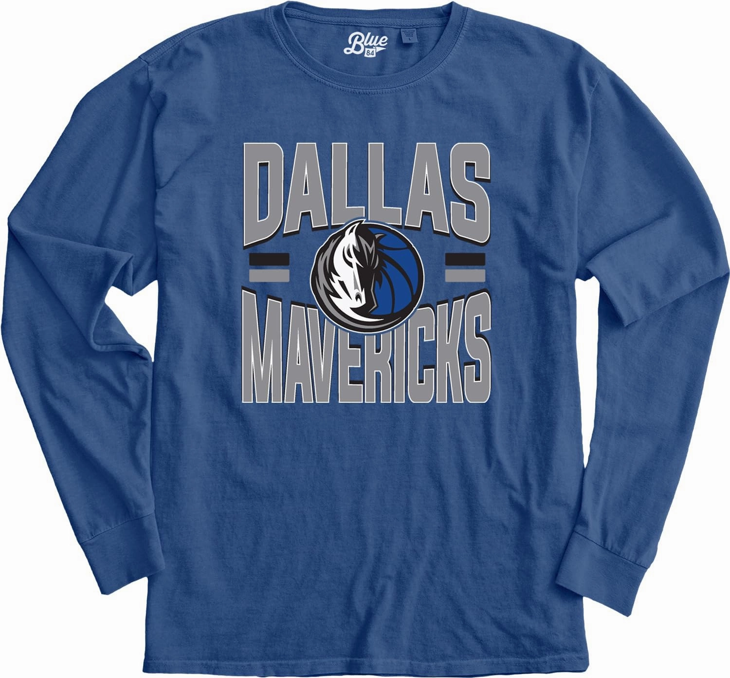 Blue 84 NBA Officially Licensed Long Sleeve T-Shirt Ringspun Bold Team Color