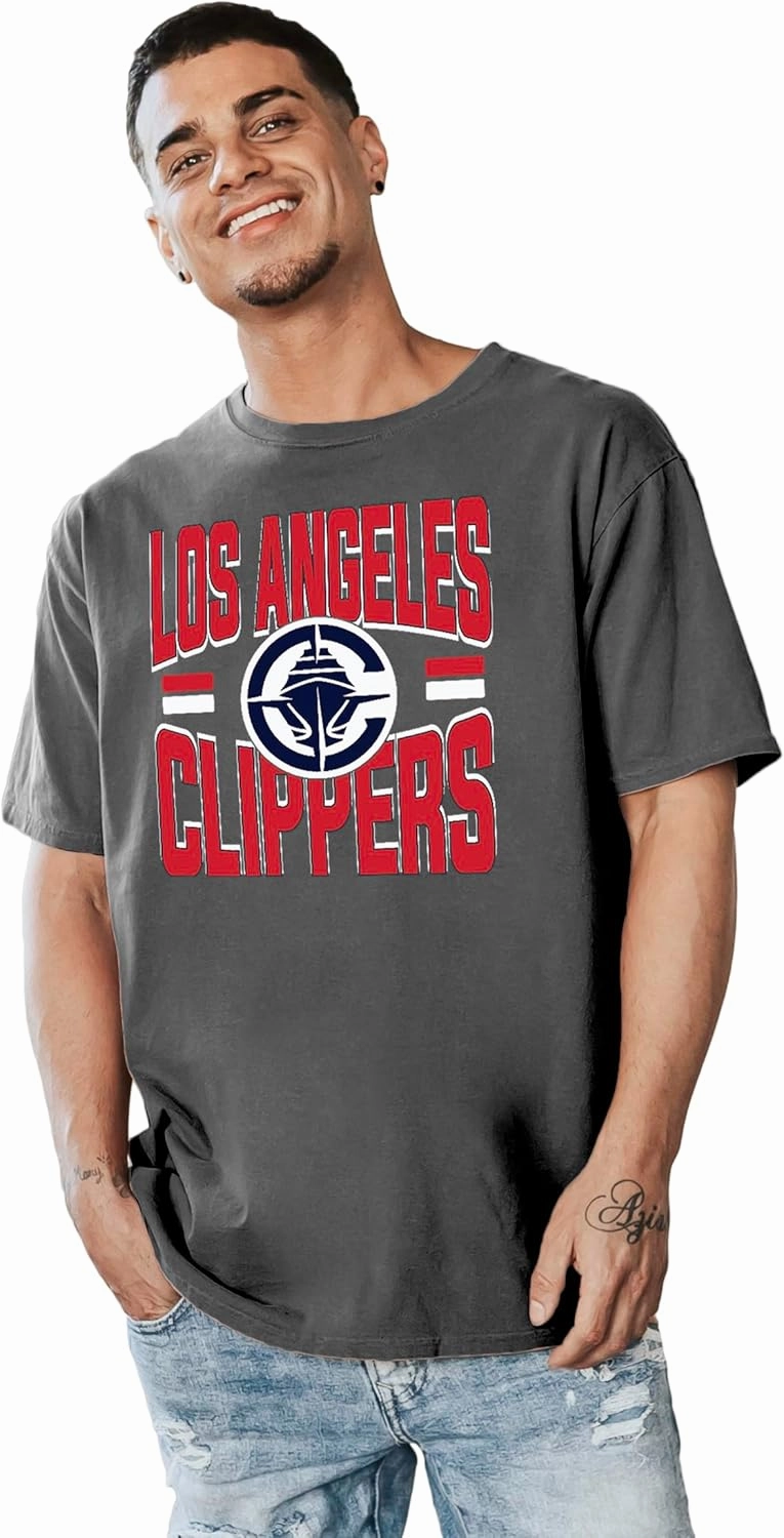Blue 84 NBA Officially Licensed T-Shirt Ringspun Bold Black