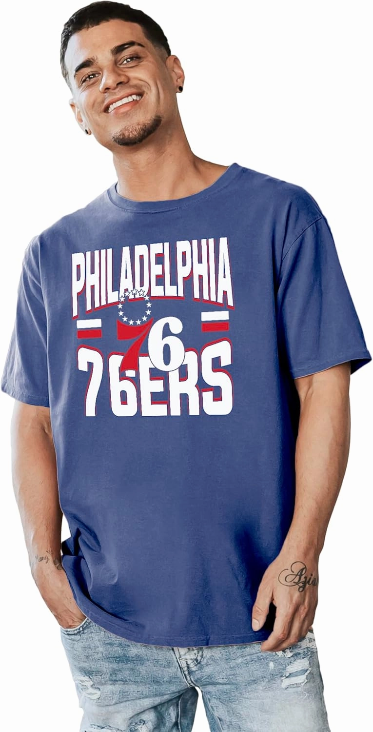 Blue 84 NBA Officially Licensed T-Shirt Ringspun Bold Team Color
