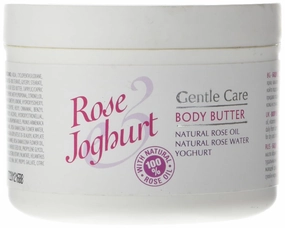 Body Butter Rose & Yogurt - with Natural Rose Oil and Yogurt - 7.4 oz
