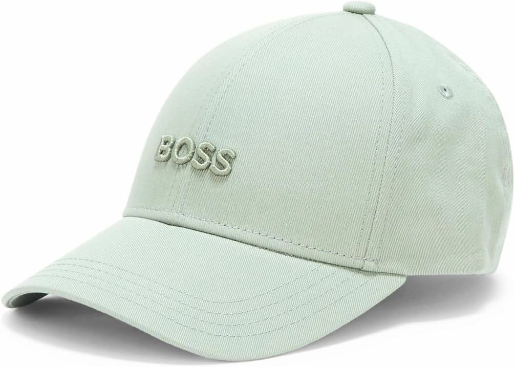 Bold Center Logo Twill Cap, Seafoam Green, One Size