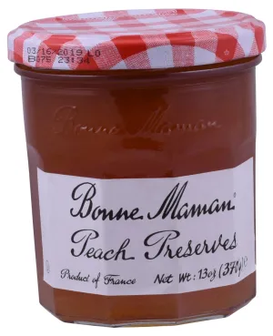 Bonne Maman Preserve, Peach, 13 oz