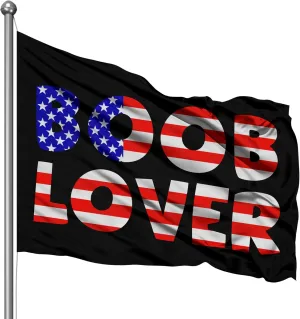 Boob Lover I Love Titties 3x5 Feet Polyester Flag Banner College Dorm Decor Party Boating Frat Banner