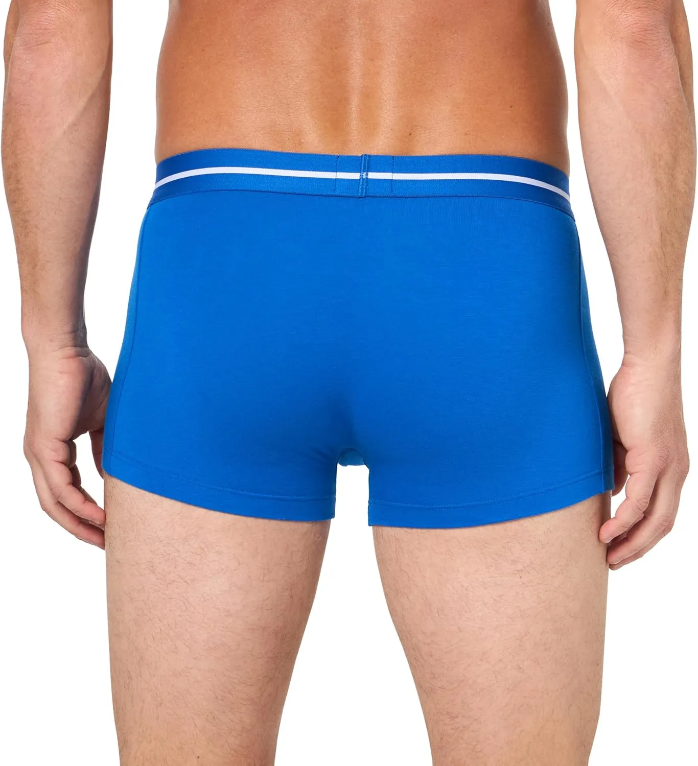 BOSS mens 3 Pack Bold Logo Cotton Stretch Trunks