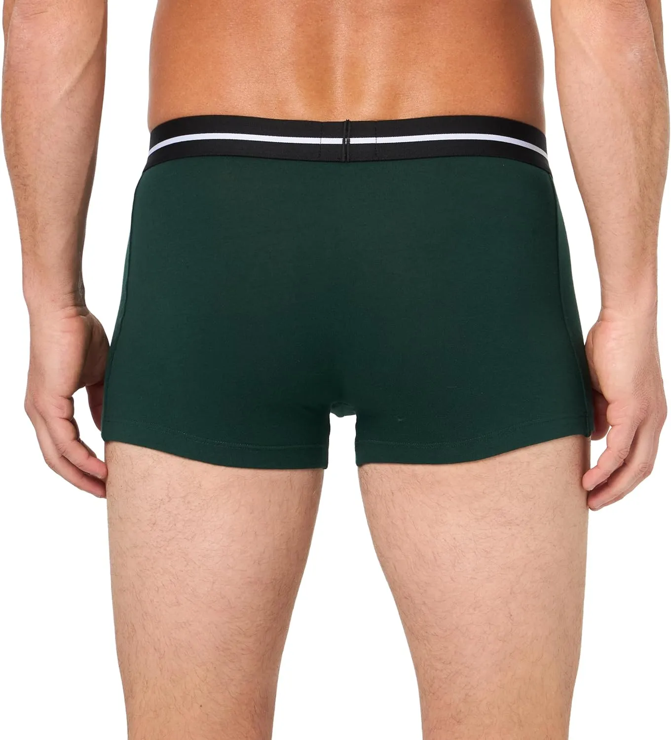 BOSS mens 3 Pack Bold Logo Cotton Stretch Trunks