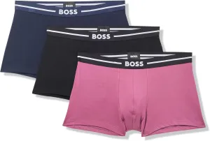 BOSS Men's 3-Pack Bold Logo Trunks