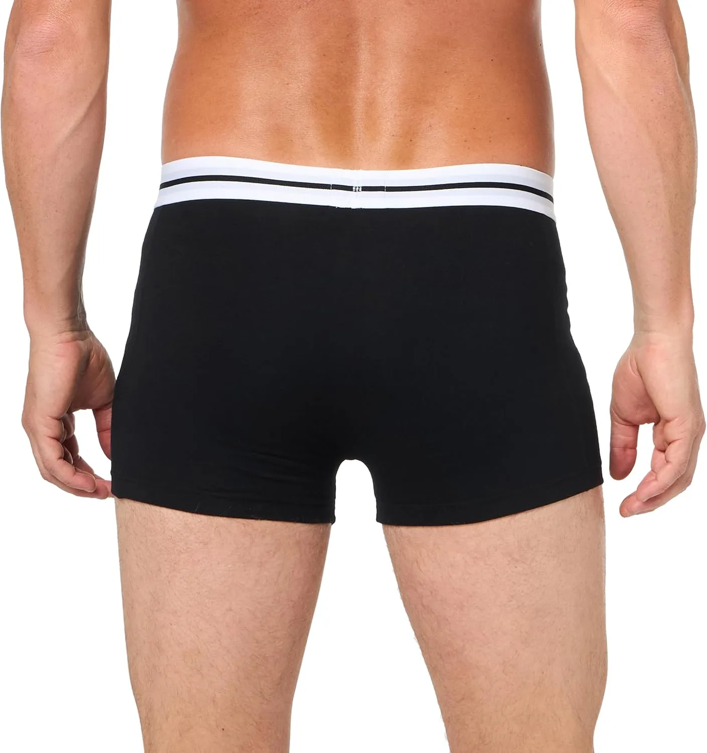 BOSS Men's 3-Pack Multi Design Bold Logo Trunks