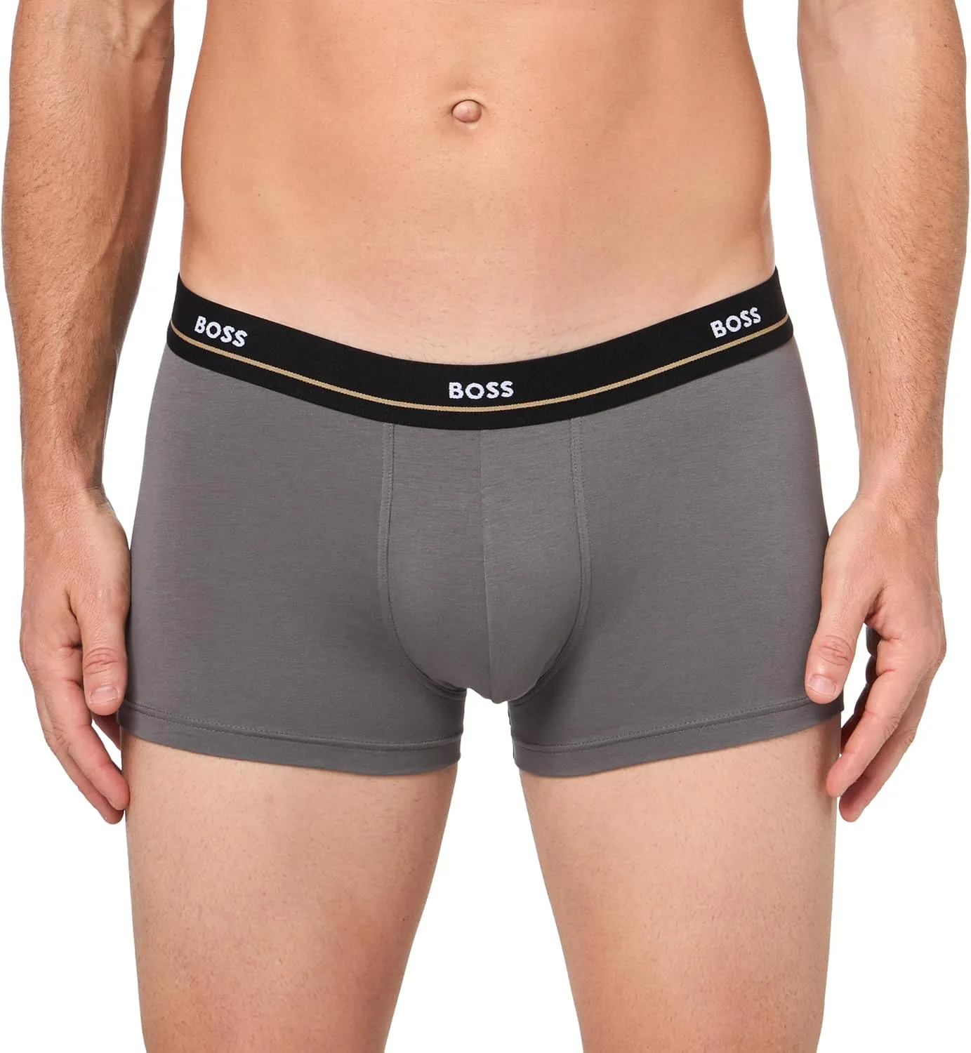 BOSS Men's 5-Pack Bold Logo Trunks