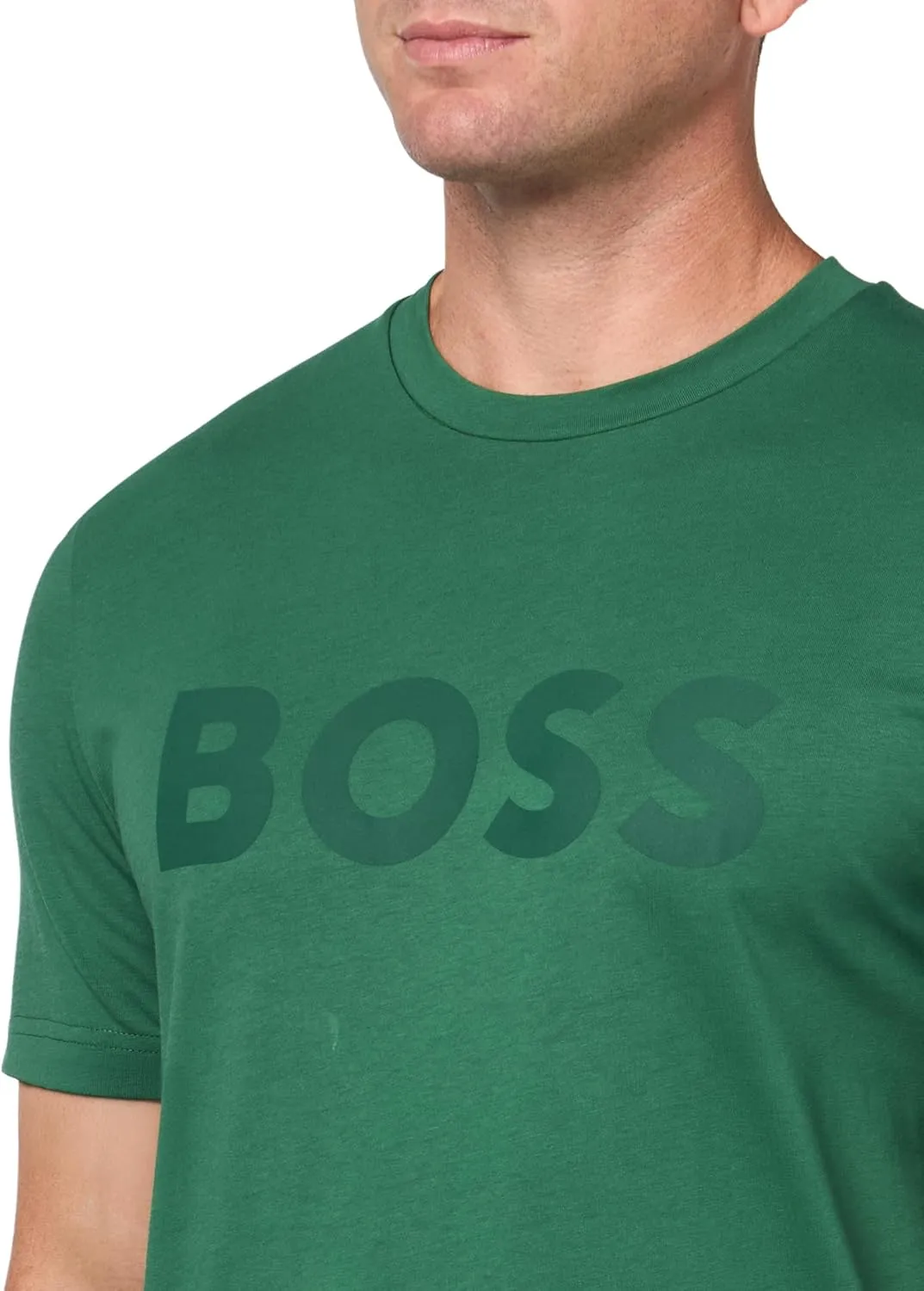 BOSS Men's Bold Logo Short-Sleeve Jersey T-Shirt