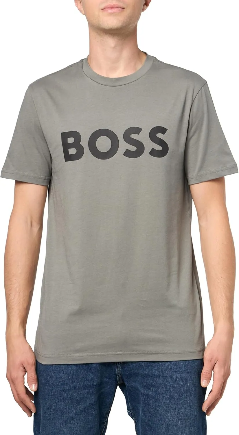 BOSS Men's Bold Logo Short-Sleeve Jersey T-Shirt