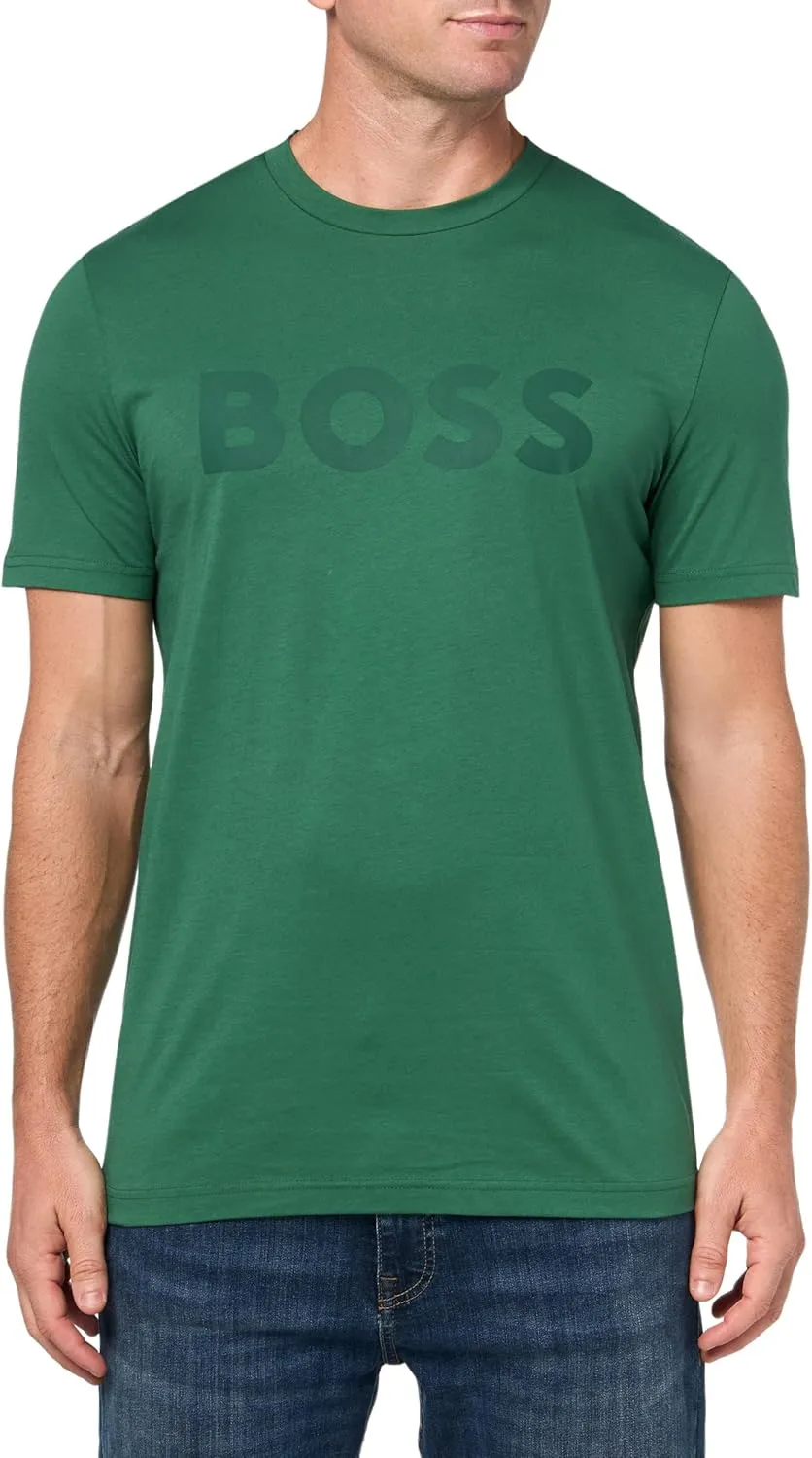 BOSS Men's Bold Logo Short-Sleeve Jersey T-Shirt