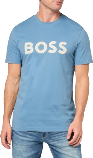 BOSS Men's Bold Logo Short-Sleeve Jersey T-Shirt