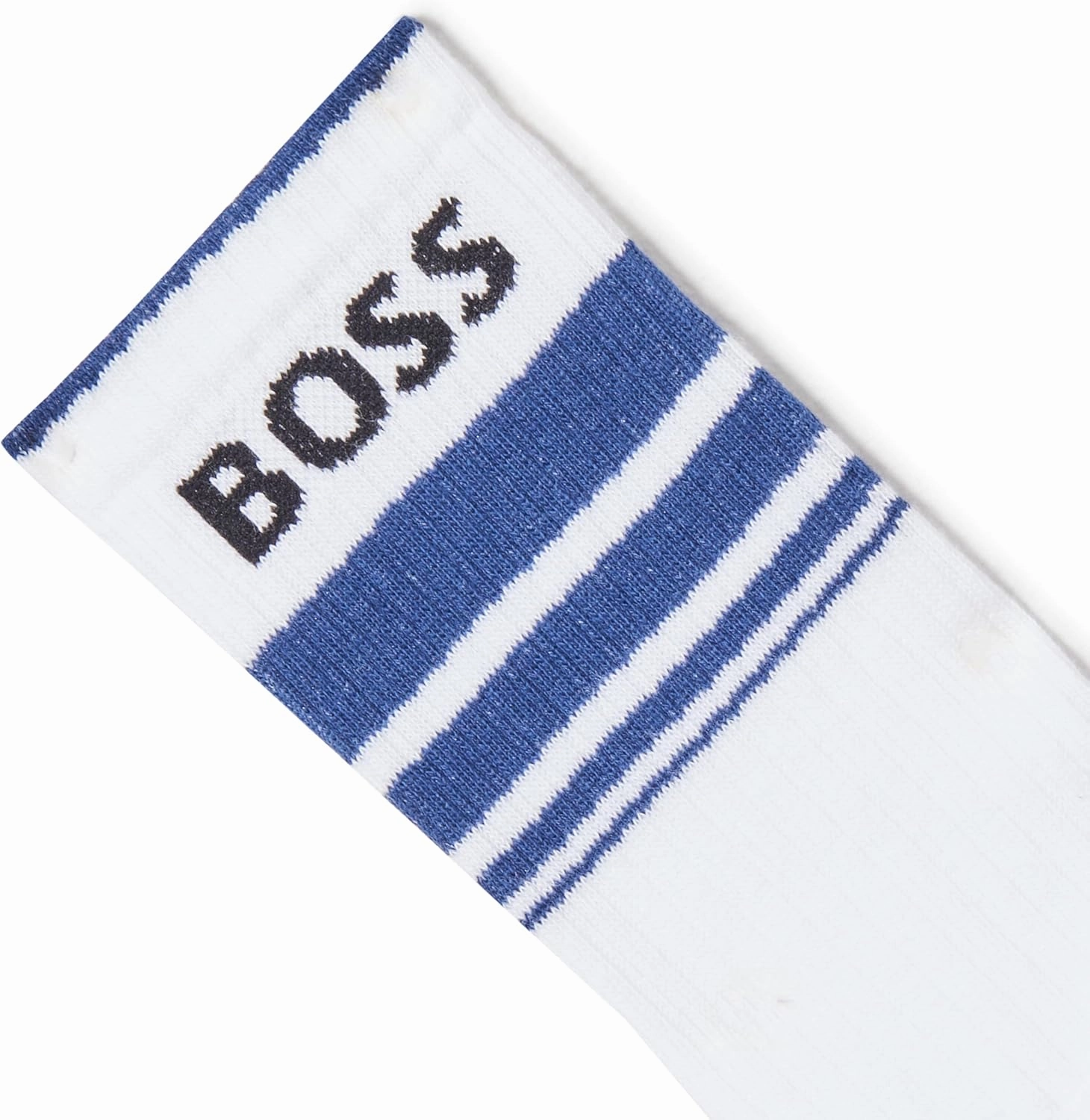 BOSS Men's 3-Pack Bold Logo Solid Cotton Socks