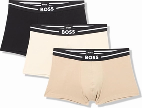 BOSS Men's 3-Pack Bold Logo Trunks