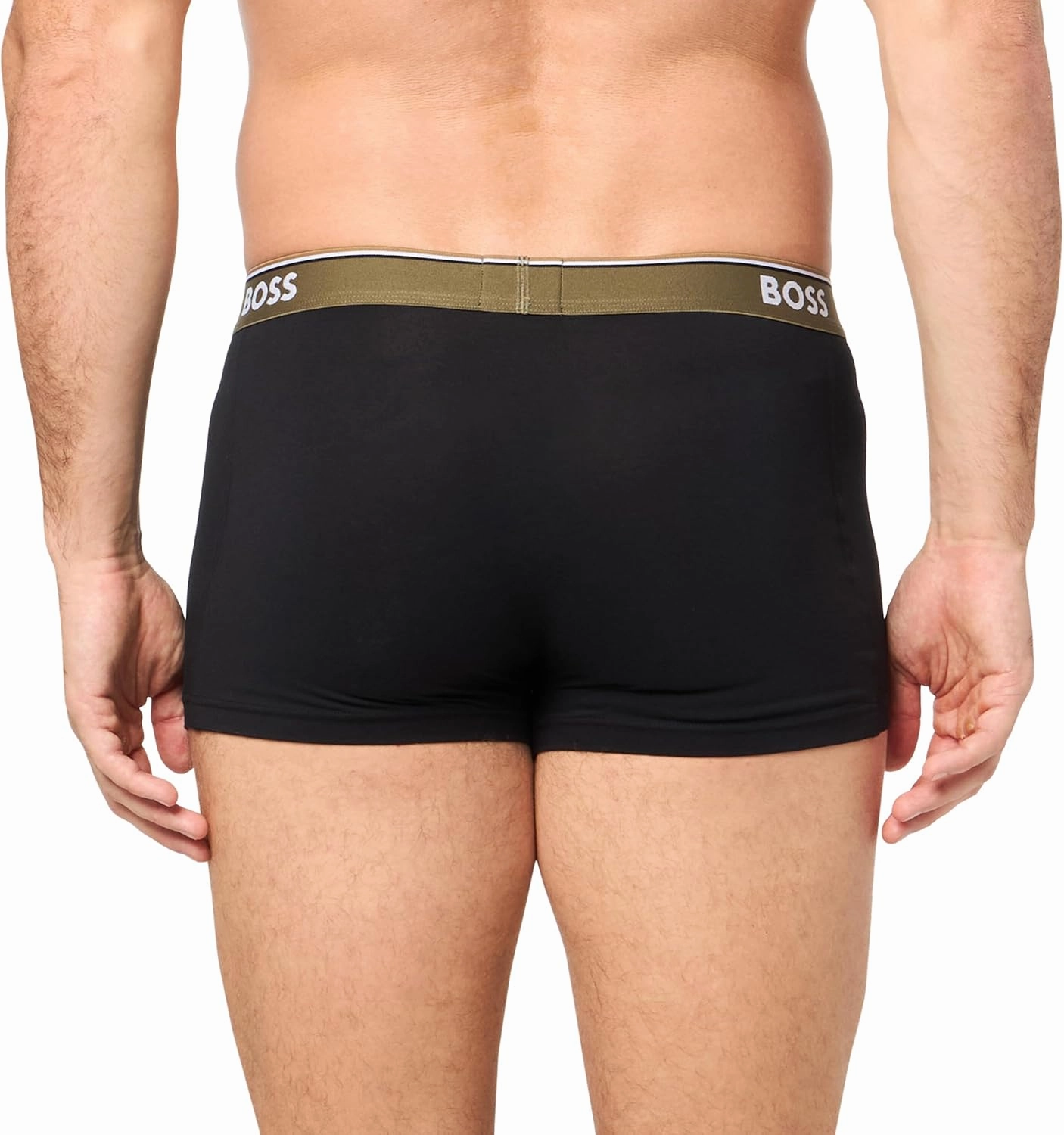 BOSS Men's 3-Pack Multi Design Bold Logo Trunks