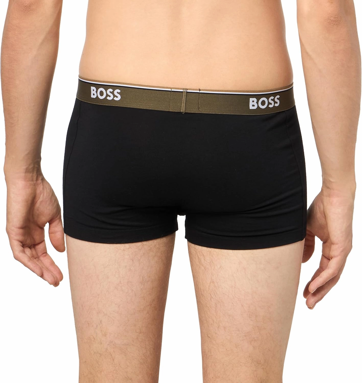 BOSS Men's 3-Pack Multi Design Bold Logo Trunks