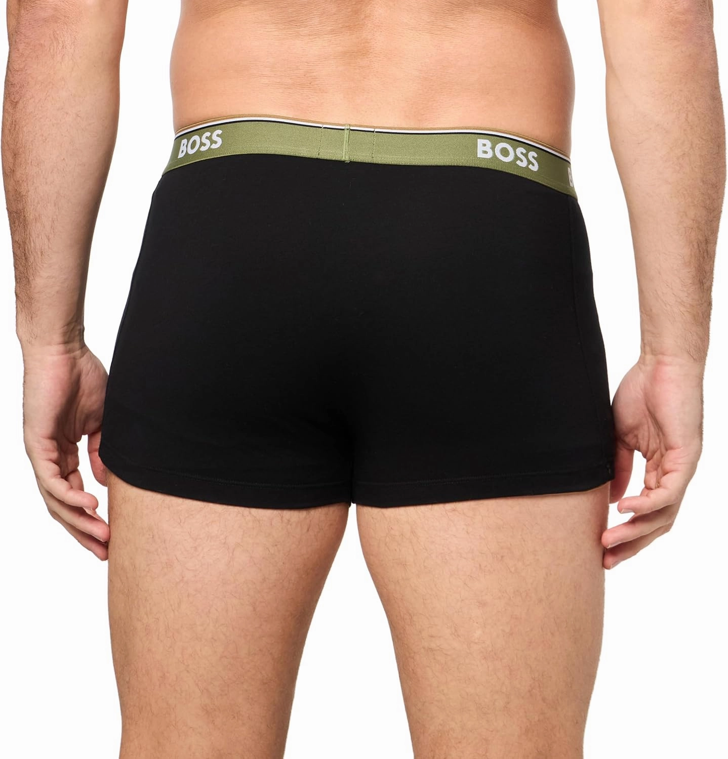 BOSS Men's 3-Pack Multi Design Bold Logo Trunks