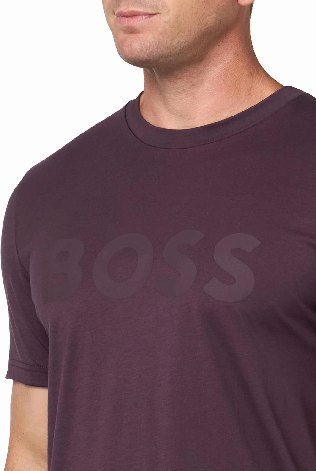 BOSS Men's Bold Logo Short-Sleeve Jersey T-Shirt