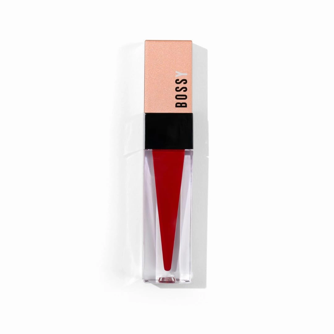 Bossy Cosmetics Liquid Lipstick for Women, Long Lasting All Day Wear, Matte, Vegan & Cruelty-Free, Hydrating, Healthy & Full Lips, Paraben Free, Oprah's Favorite Things 2023 (FAITH - RED COLOR)