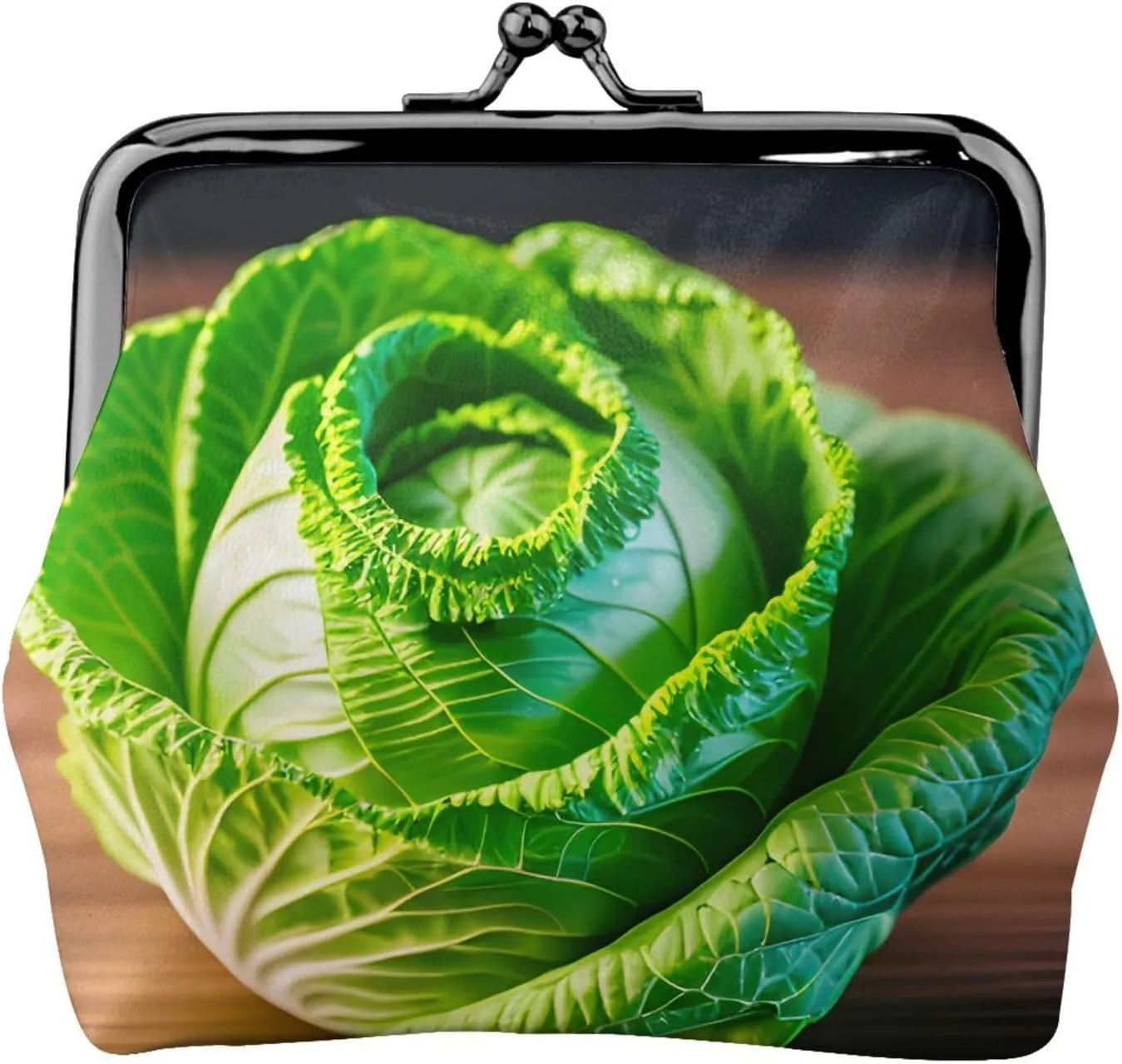 Bright Cabbage print Coin Purse, Mini Change Purse for Women Small Coin Purse for Key Headset Lipstick