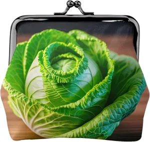 Bright Cabbage print Coin Purse, Mini Change Purse for Women Small Coin Purse for Key Headset Lipstick