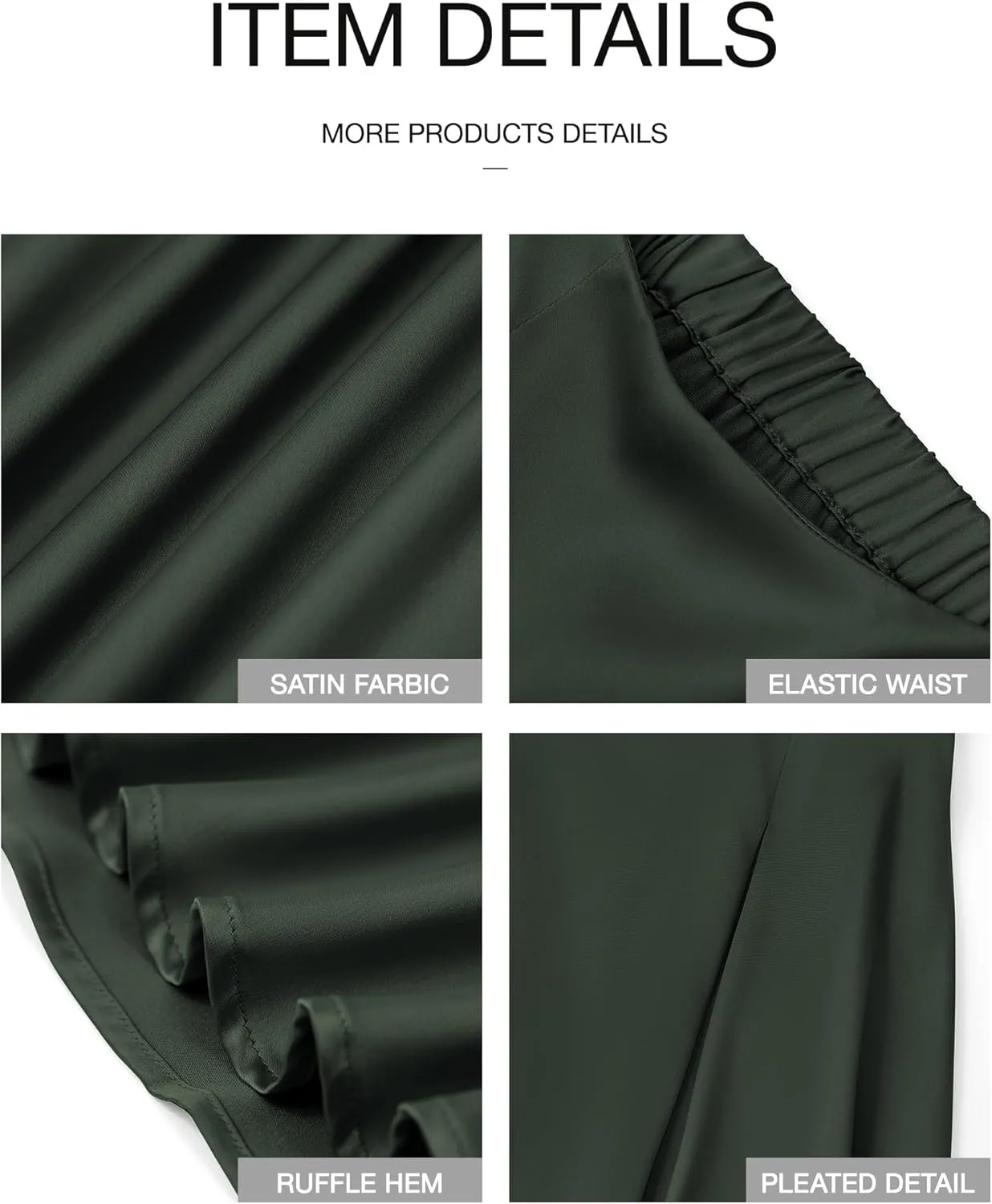 BTFBM Womens High Waist Satin Skirts Summer Spring Outfits 2025 Elegant Flowy A-Line Party Cocktail Long Maxi Skirt
