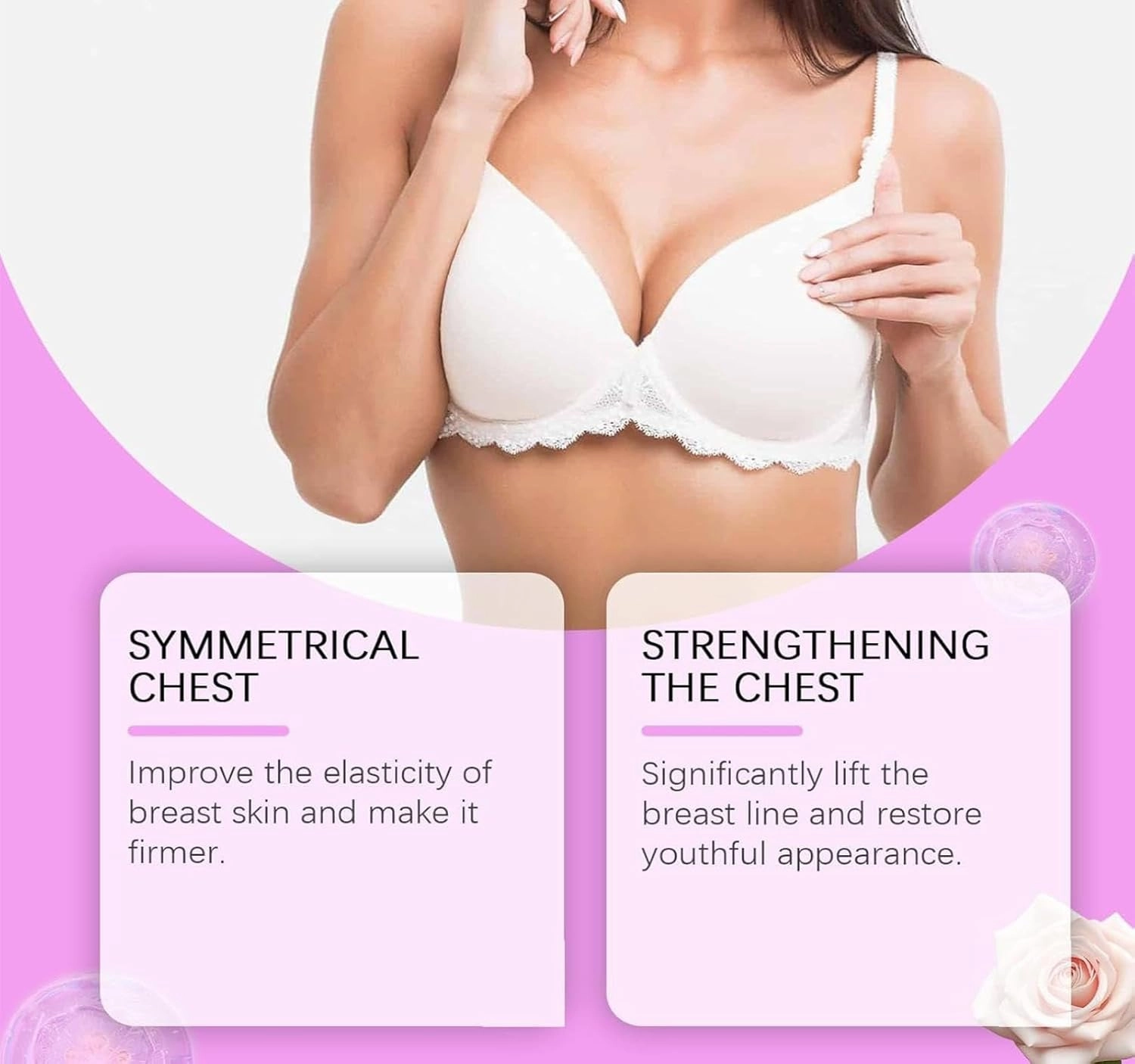 Bust Firming Natural Essential Oil, Breast Lifting Organic Essence Serum, Massage Lifting Firming Care Enlargement, Natural Plumping Enlargement (3pcs)